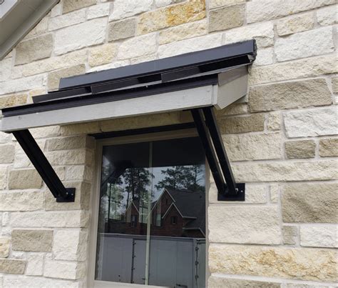 metal canopy brackets|exterior window awning brackets.